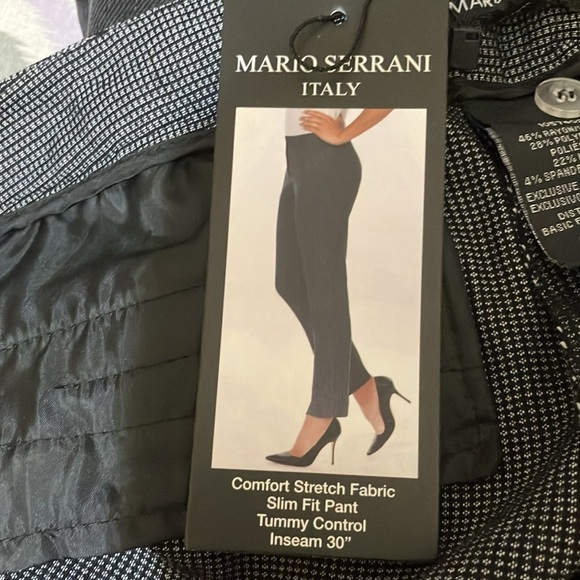 Mario Serrano comfort stretch tummy control slim fit size 14 X 30” inseam NWT - Picture 8 of 9